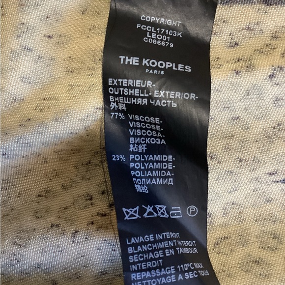 The Kooples Paris Leopard Print Button-Down Top, Size Medium (Euro Size 2) - Picture 7 of 7